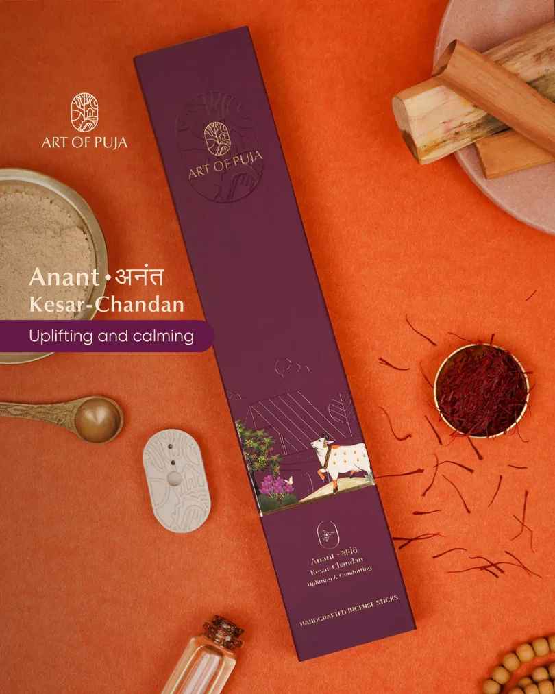 Kesar-Chandan Handcrafted Incense Sticks