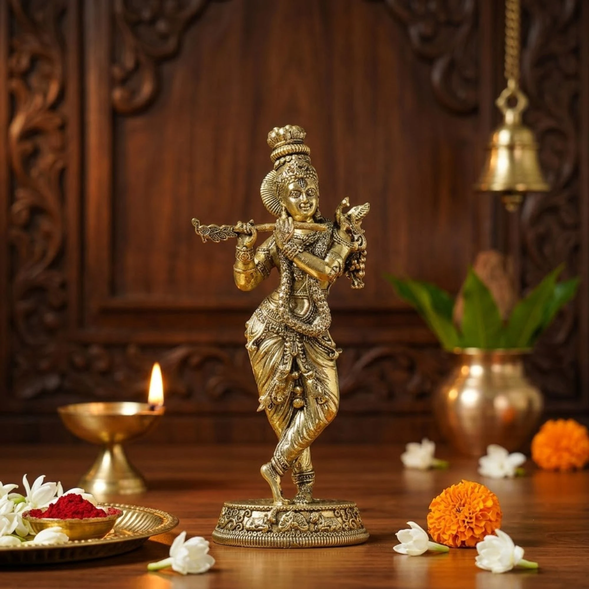 Krishna with Mor Pankh