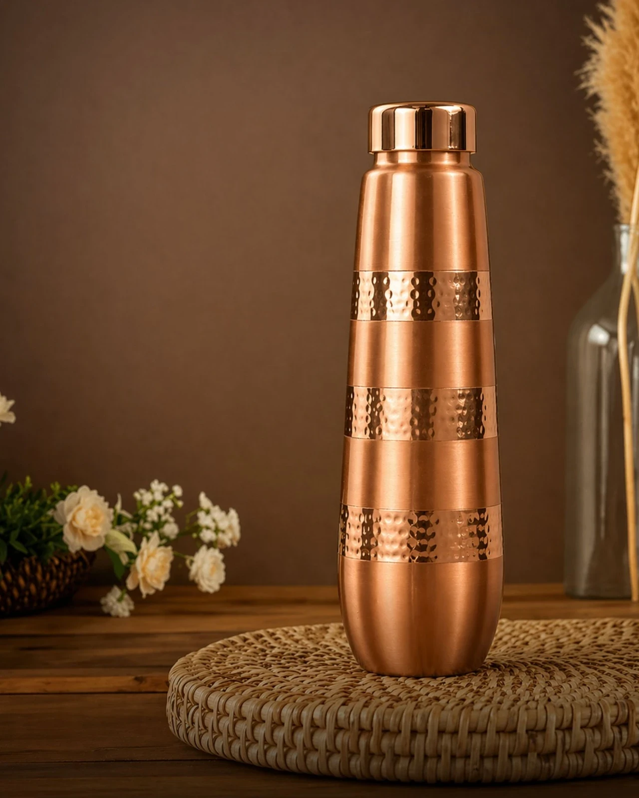 Bloom Copper Water Bottle 900ml