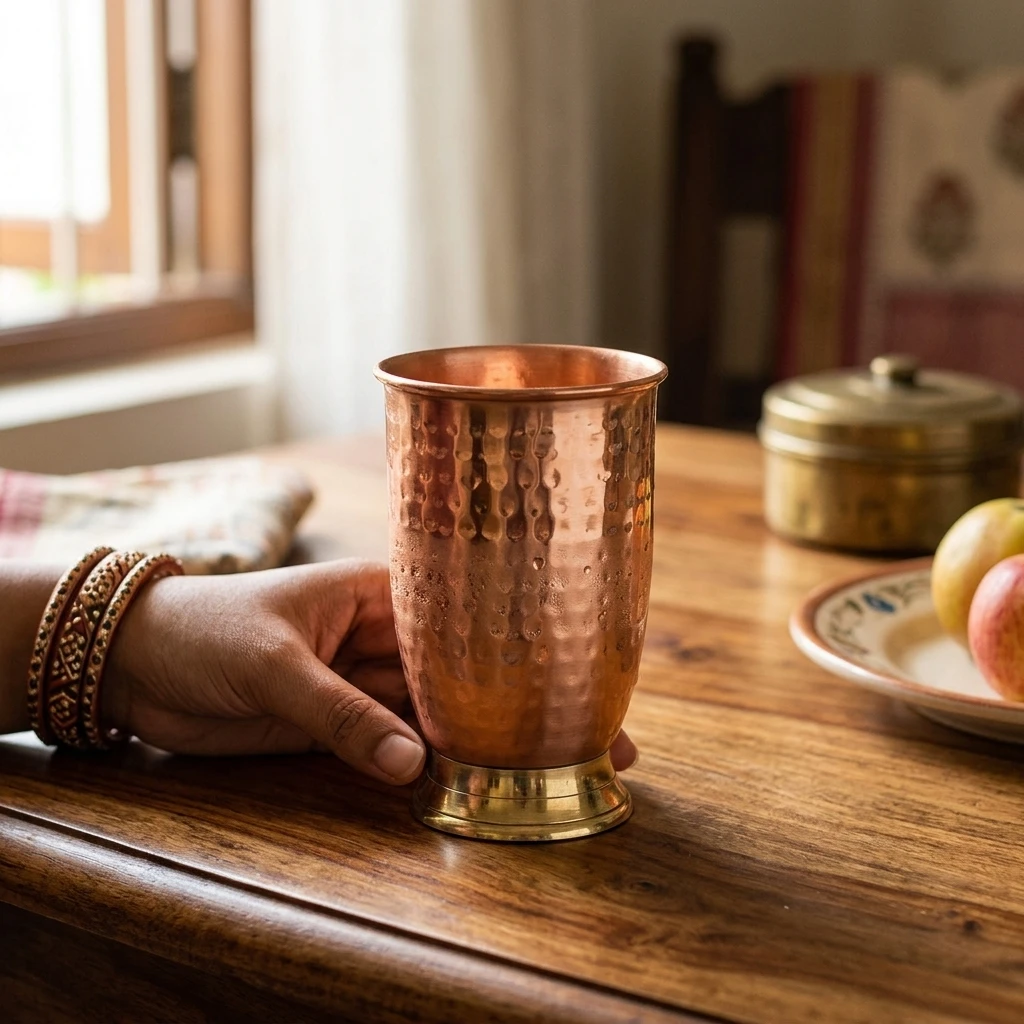 Goblet Copper Glass 350 ml