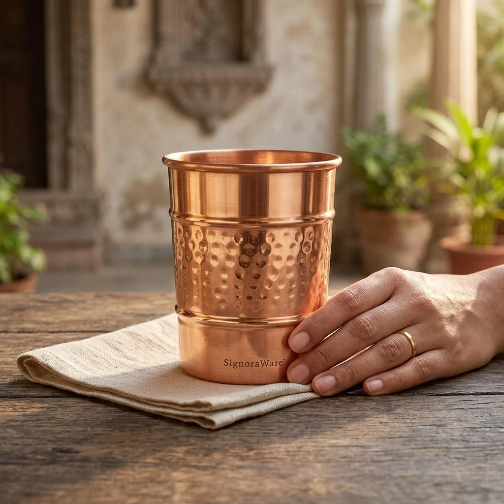Harmony Copper Glass (Hammered)